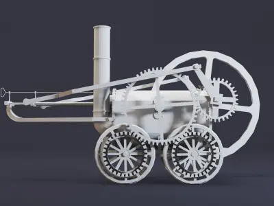 5 Old Machines- High detail 3d models 3D model