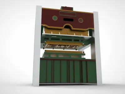 Press Machine 3D model buy
