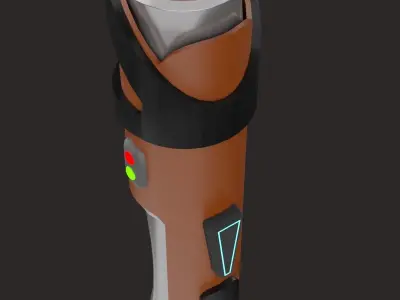 Light Saber fantasy Low-poly 3D model