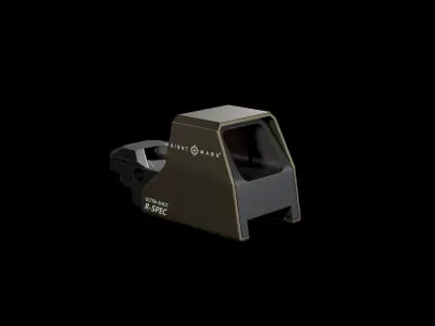 Sightmark Ultra Shot R-SPEC Reflex Sight  Low-poly 3D model