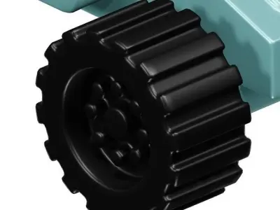 Mini Excavator Machine 3D model