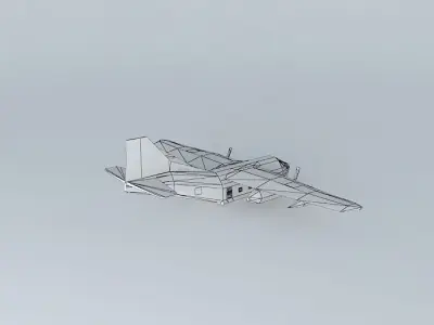Aircraft british military Free 3D model