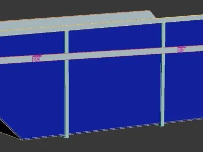 Skip Bin 15 Cubic Metres Free 3D model