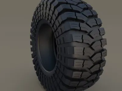 Maxxis Trepador Tire 3D model