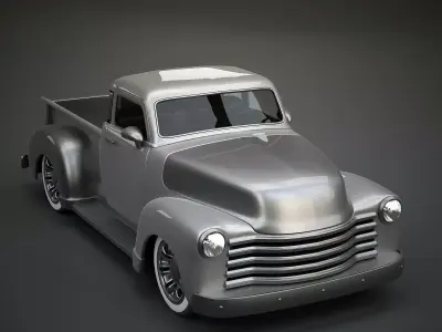 Chevrolet 1951 Custom Pickup 3D model