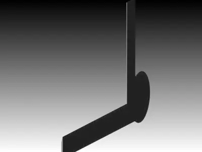 Scale letter l Free 3D model