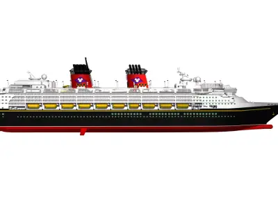Disney Cruise Ship-Wonder 3D model
