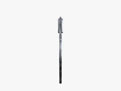 Lowpoly Weapon Scythe Level 3 - Game Ready - Textured PBR Low-poly 3D model