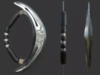 Blade Moon Low-poly 3D model purchase