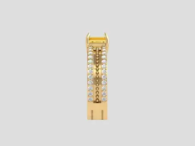 Wedding Ring 3D print model 89