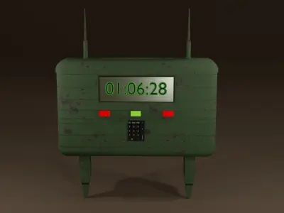 Timer Detonation Explosive 3D model