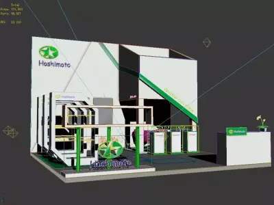 Exhibition - Area - 6X6-3DMAX2009-53 3D model