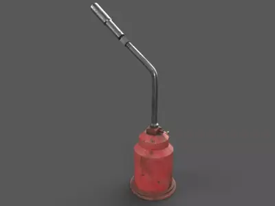 Gas Torch Blowtorch  Low-poly 3D model