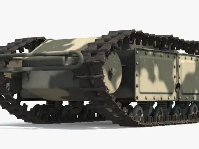 Military Engineering Demolition Unit Camo Used Rigged 3D model
