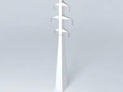 Electricity high voltage trellis  Free 3D model