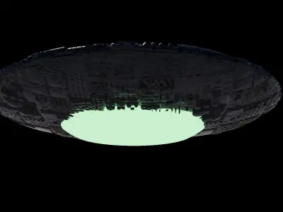 Spaceship 3D model and Kit ufo 3D models 3D Model Pack