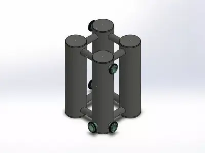 PP Buffer vessel TYPE 2A TYPE 2B Free 3D model