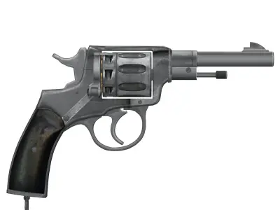Nagant M1895 3D model