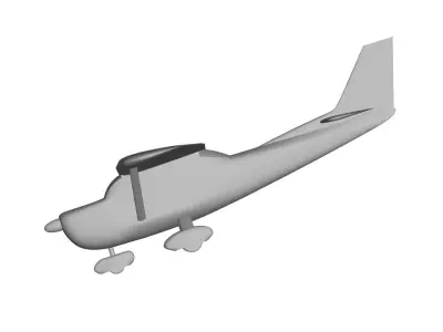 Cessna 172 3D model get