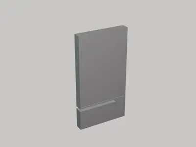 Basic Street Light Poster - Geometry Only No Textures 3D model