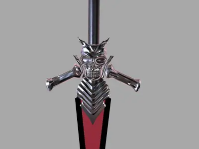 Devil May Cry Swords  Low-poly 3D model