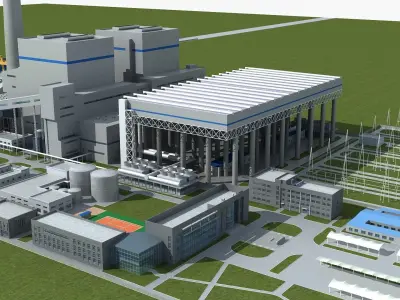 Power Station 2 3D model