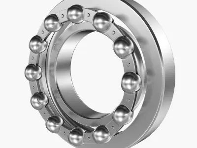 Ball Bearing Low-poly 3D model purchase