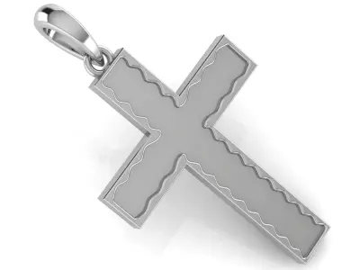 CROSS PENDANT CR214 3D print model