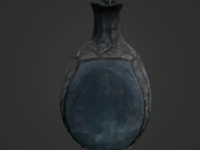 Antique Glass Jar  3D Scan 3D model