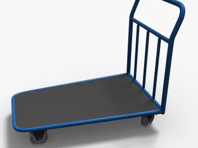Cart platform 3D model