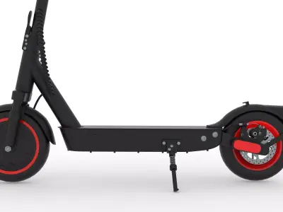 scooter Low-poly 3D model order