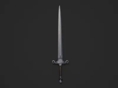Sword 10 Low-poly 3D model