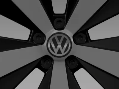 VW Beetle Turbo 2012 rim 3D model