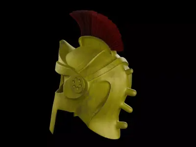 Rome Souvenir Helmet 3D Visualization Free 3D model
