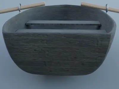 River Boat 3D model