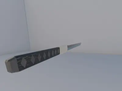 Itachi Anbu Sword  Low-poly 3D model