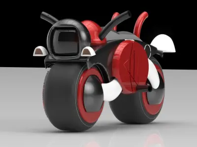 Sci Fi Bike 3D model buy
