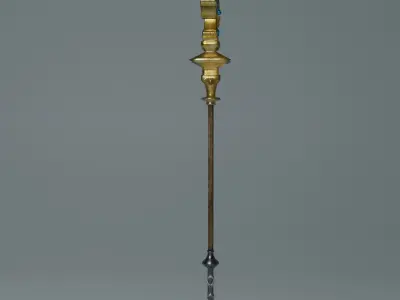 fantasy weapon Low-poly 3D model