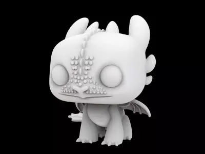 Funko Pop Toothless Banguela 3D print model