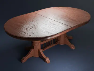 Old Table 3D model
