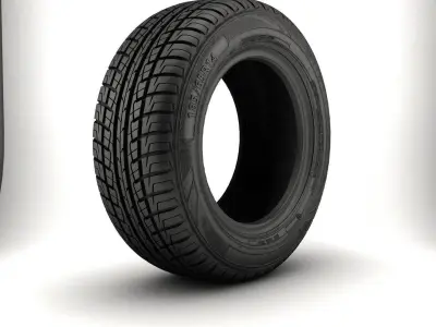  Tire pack and rim 3D model