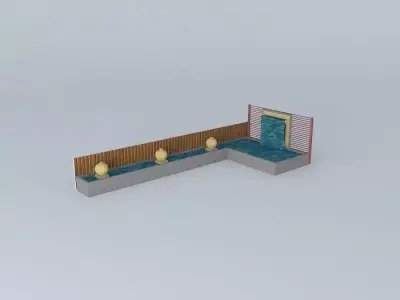 Fish ponds Free 3D model