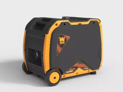 PORTABLE INVERTER GENERATOR Low-poly 3D model purchase