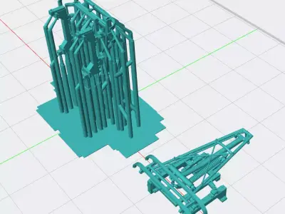 Pantograph 3D print model