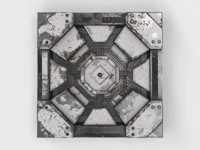panel sci-fi 05 3D model