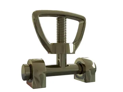 BRASS SCREW LOCK 3D model