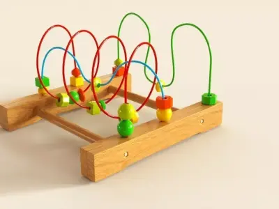Roller coaster toy for kidsmodel 3D model