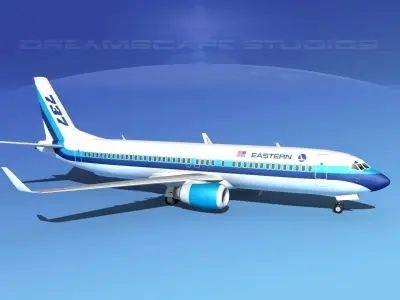 Boeing 737-800ER Eastern Airlines 3D model