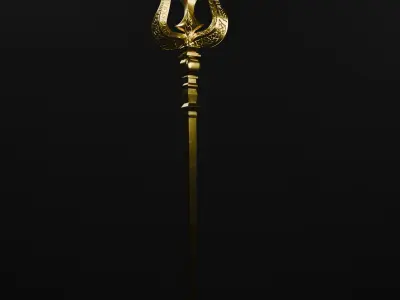 Trident of Shiva 3D model