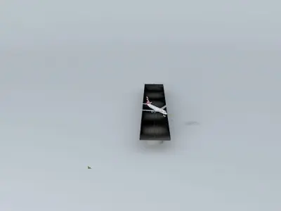 4MB long piece of metal Free 3D model